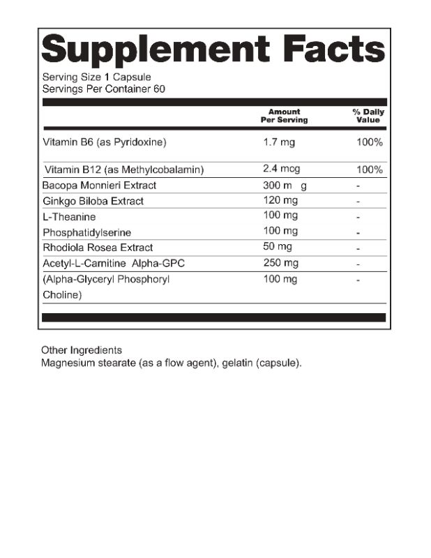 Brain Health Nootropic Formula